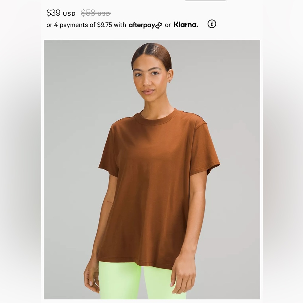 NWT lululemon All Yours Cotton T-shirt